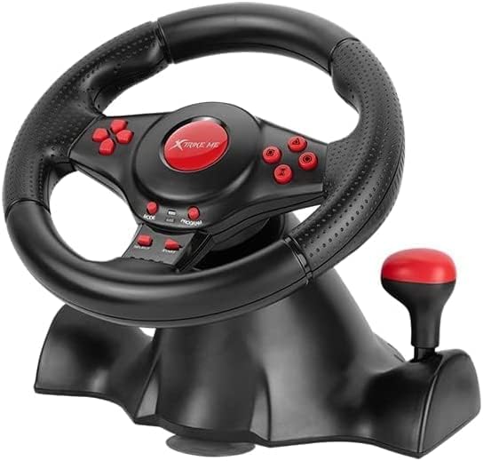 Xtrike Me GP903 Driving Racing Wheel USB Wired - Dual Vibration Motor - Compatible with PC / PS3 / PS4 / XBOX ONE/XBOX 360 / Android/SWITCH || GP-903