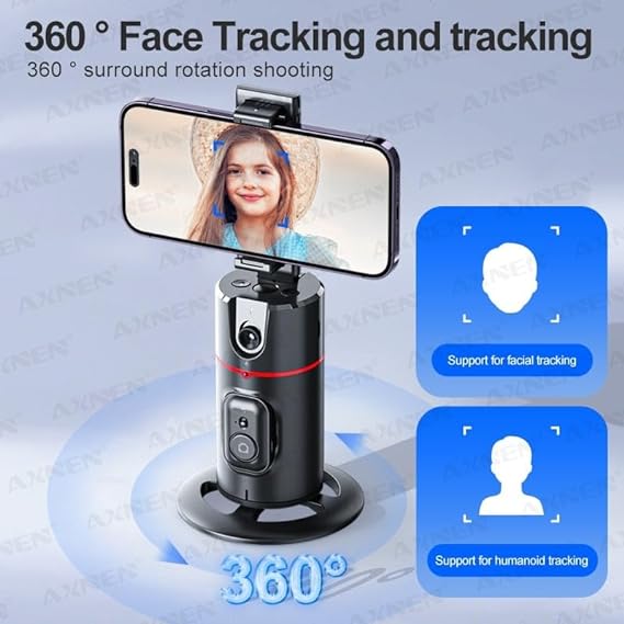 360 Degree Intelligent AI Facial Recognition Tracking And Tracking Stabilizer