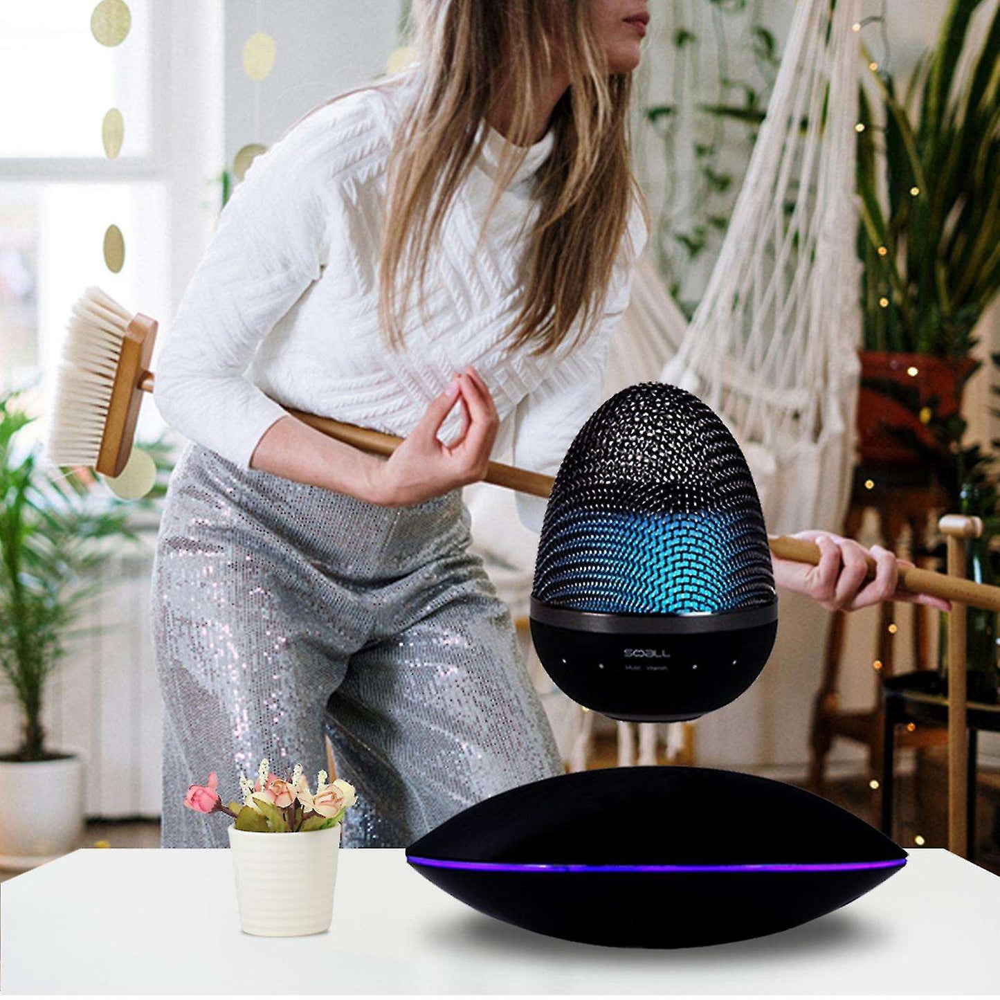 Design Floating Speaker Floating Egg Speaker Floating Music Player