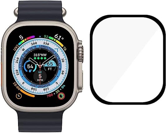 Compatible for Apple Watch Series 8 Ultra 49mm Screen Protector Film, Full Coverage Easy Installation Bubble-Free Screen Protector for iWatch Series 8 Ultra (Apple Watch Ultra 49mm)