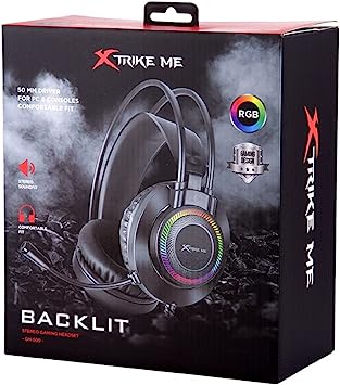 Stereo Gaming Headset With RGB Backlight For PS4/PS5/XOne/XSeries/NSwitch/PC