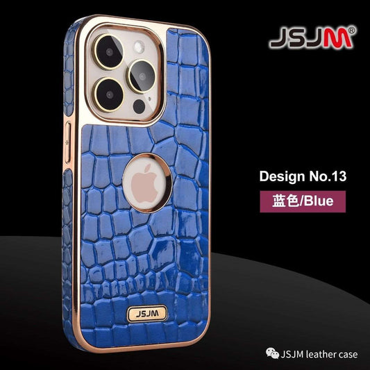 JSJM Leather Case Blue For Apple iPhone 14 Pro Max/iPhone 13 Pro Max/iPhone 14 Pro/iPhone 13 Pro/iPhone 14/iPhone 13